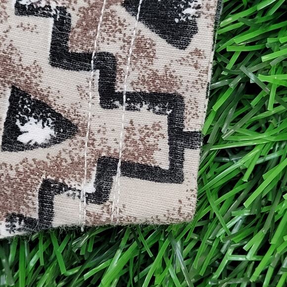 Vintage 80s Tribal Aztec Crop-Top Shirt Womens Medium 19x21 - Picture 4 of 10